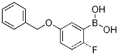 Molecular Structure of 1217500-68-9 (5-(Benzyloxy)-2-fluorophenylboronic acid)